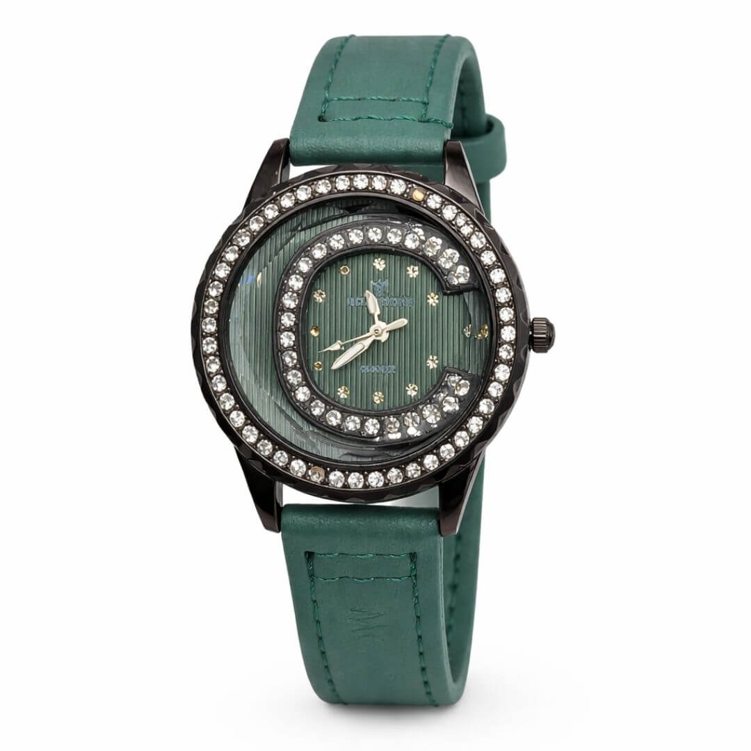 Emerald Crystal Watch (Green)